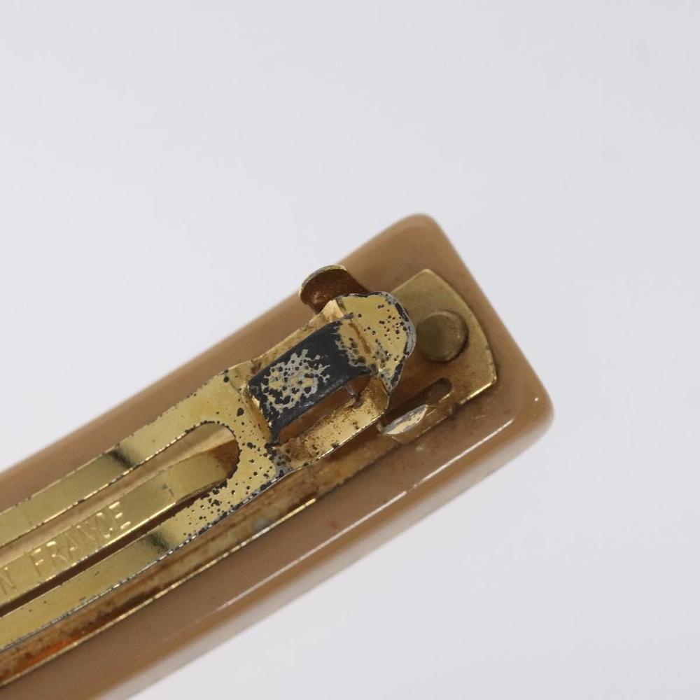 LOUIS VUITTON Baretta Anclusion Hair Clip metal Beige M65305 LV Auth bs26289 - Picture 5 of 7